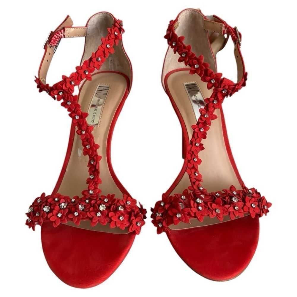 INC International Concepts Rosiee T Strap Evening Sandals